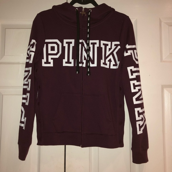 VSPink Fashion Show Funnel Full-Zip Hoodie-S?M - Picture 1 of 6